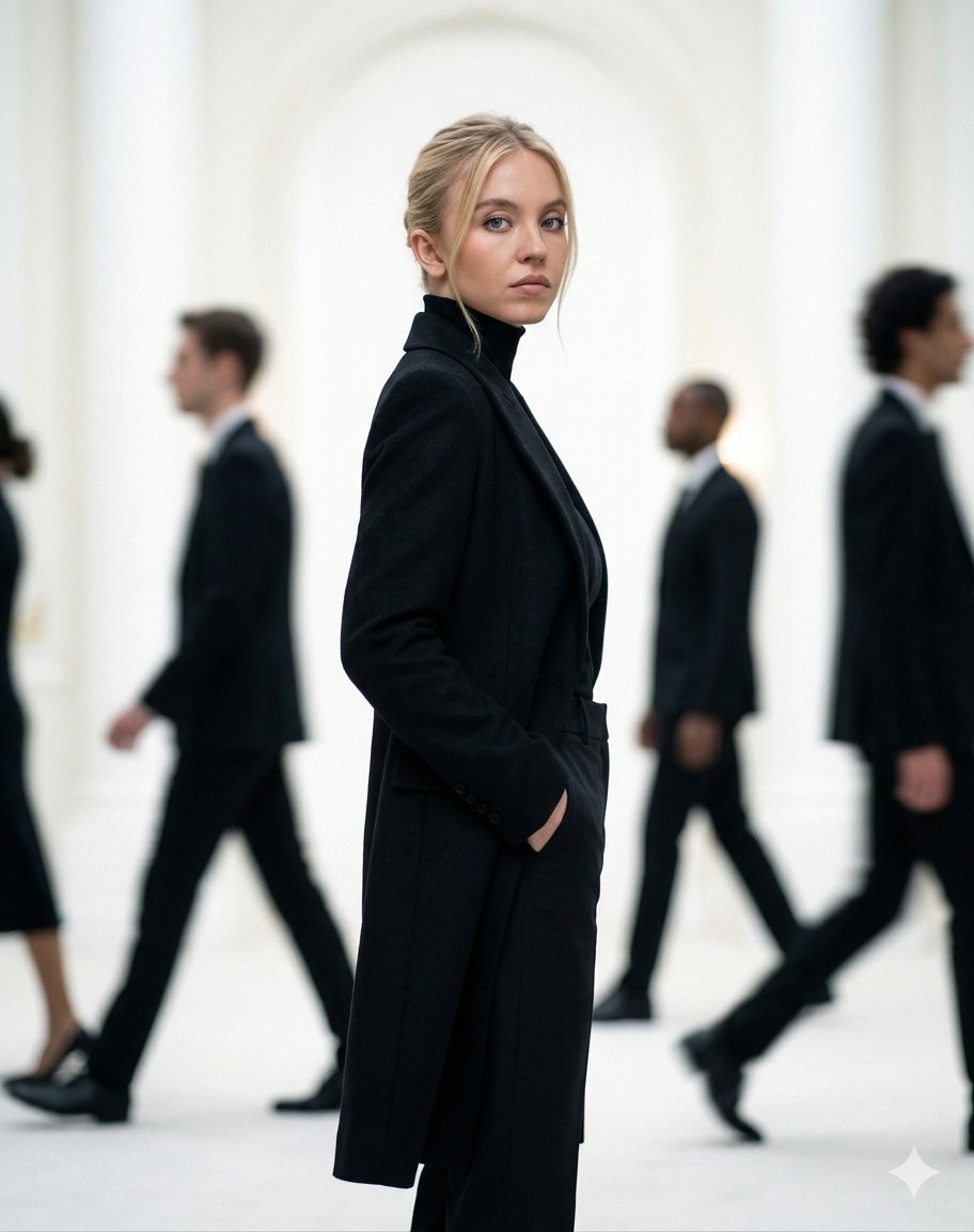 Cinematic Motion Blur Fashion Portrait