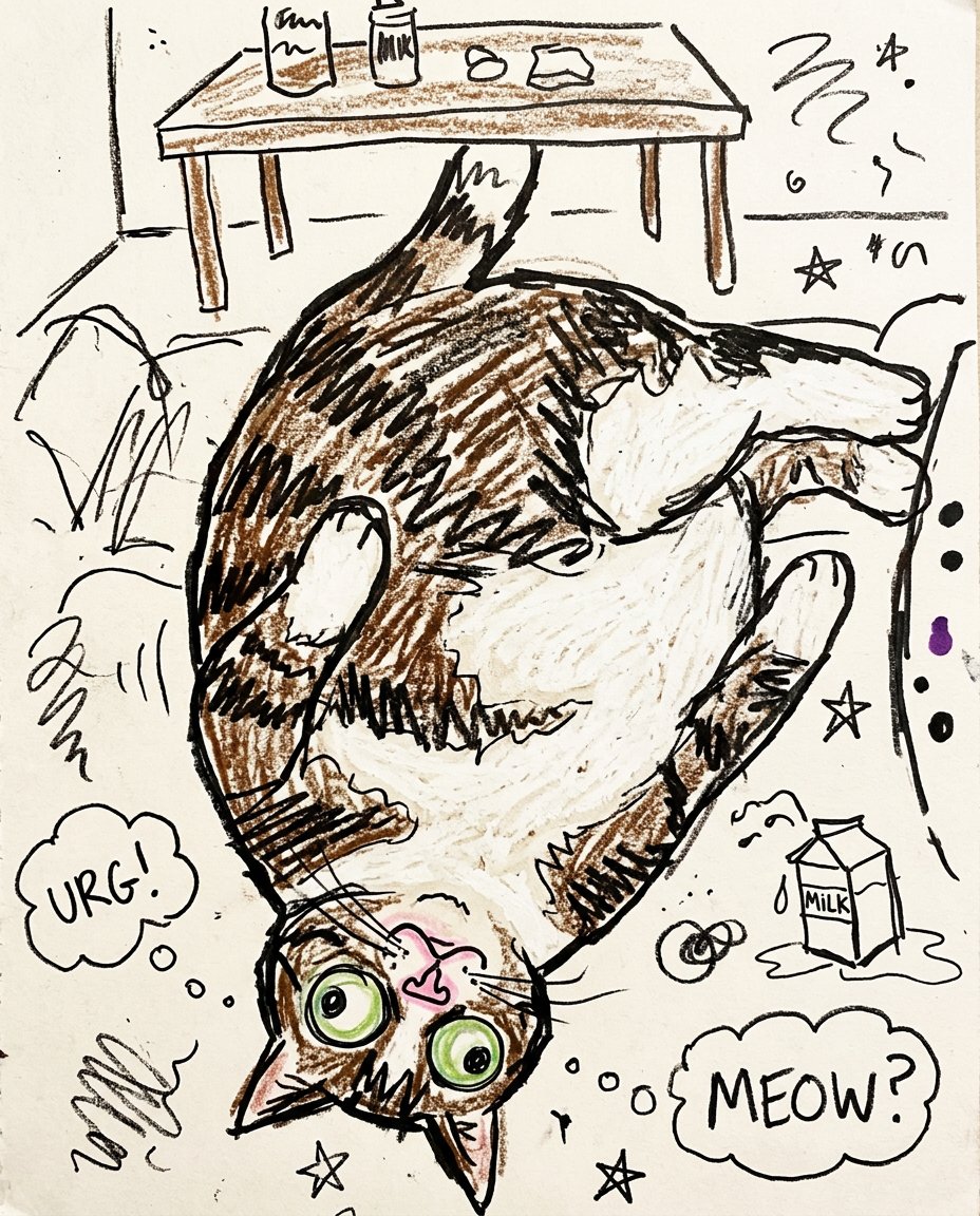 Funny Ugly Meme Doodle Drawing — example 2