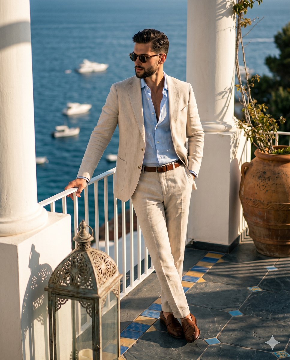 Mediterranean Riviera Editorial Portrait — example 1