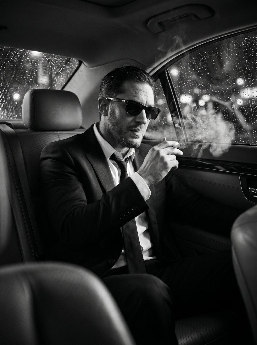 Noir Luxury Car Night Portrait — example 2