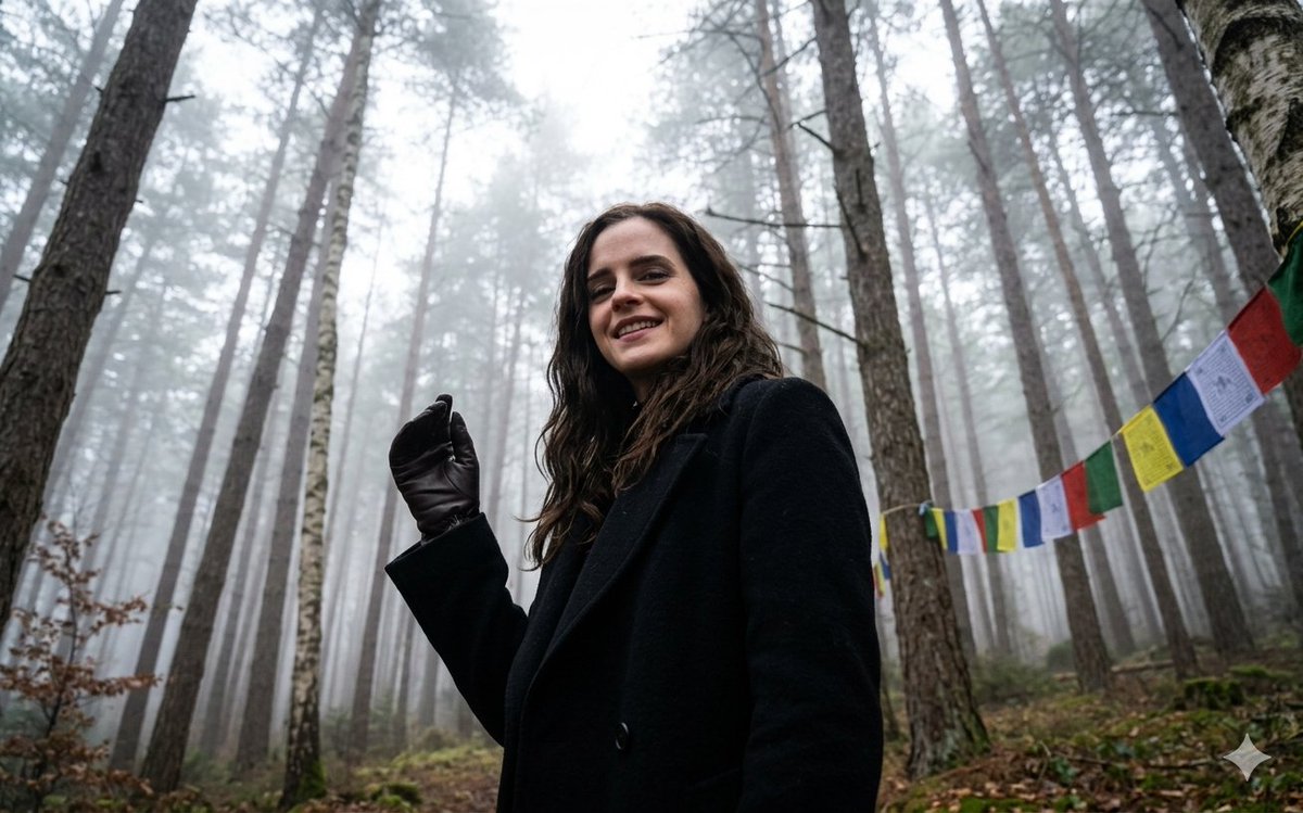 Misty Forest Tibetan Prayer Flags — example 1