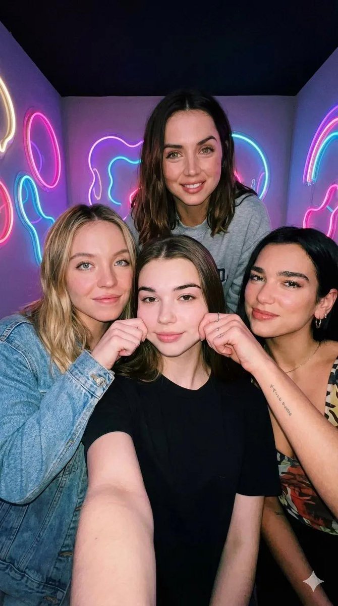 Neon Room Celebrity Selfie — example 1