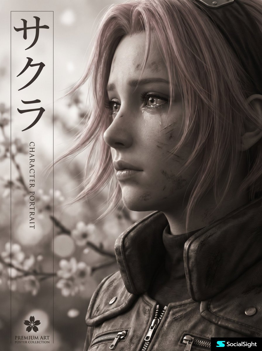 Cinematic anime character portrait — example 2