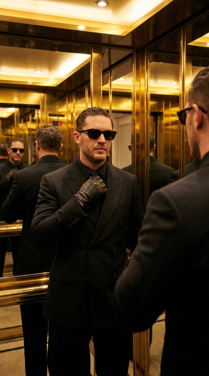 Luxury Hotel Elevator Portrait