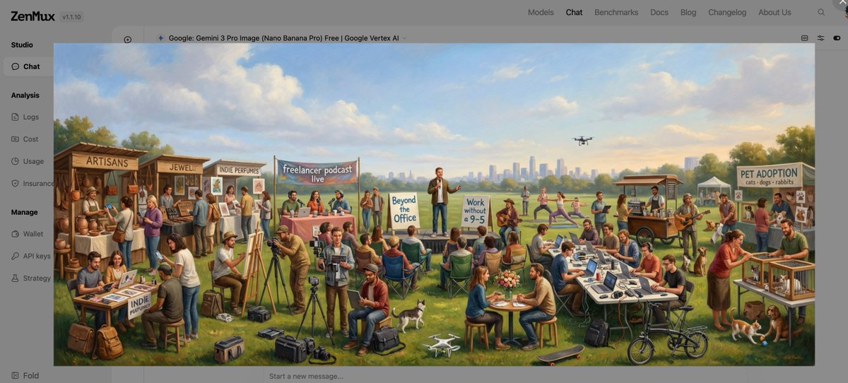 Baroque genre painting of a merry company in a park — example 1