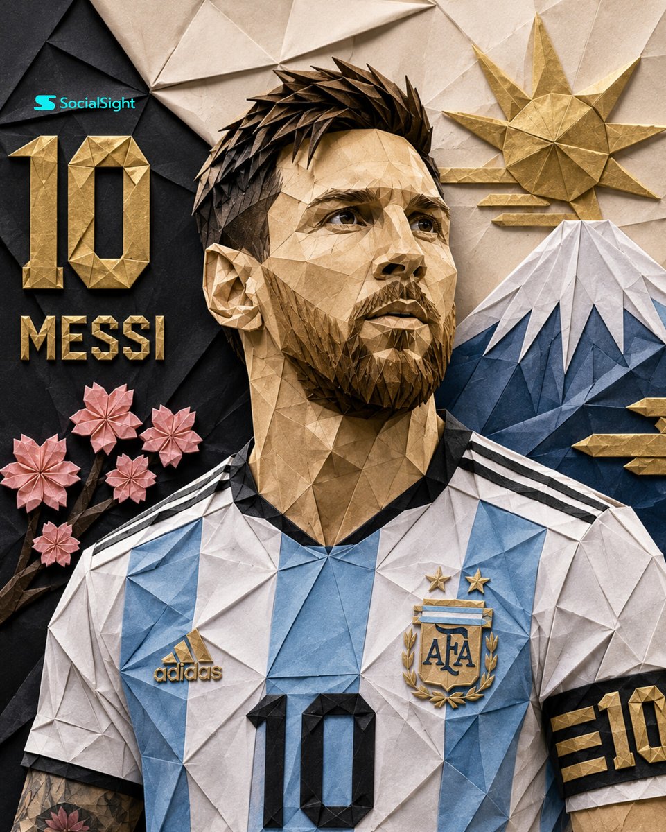 Cristiano Ronaldo Origami Paper Art — example 3