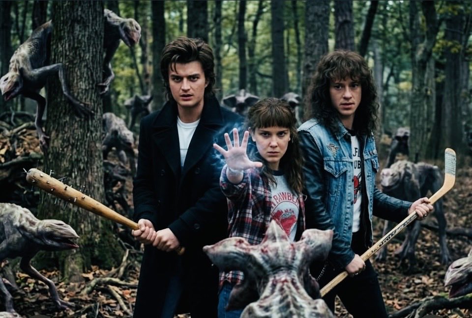 Stranger Things Trio Photo Album — example 1