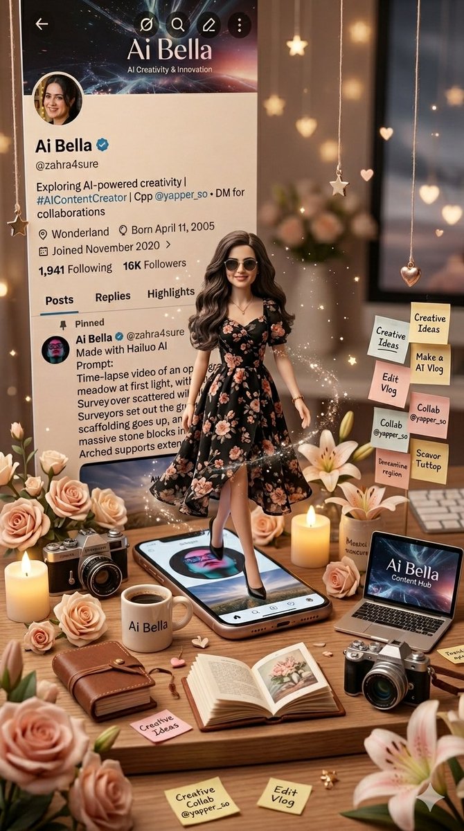 3D Miniature Instagram Diorama — example 1