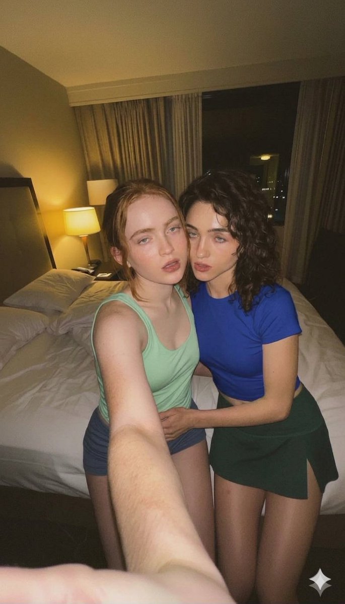 Sadie Sink and Natalia Dyer Close Portraits — example 4