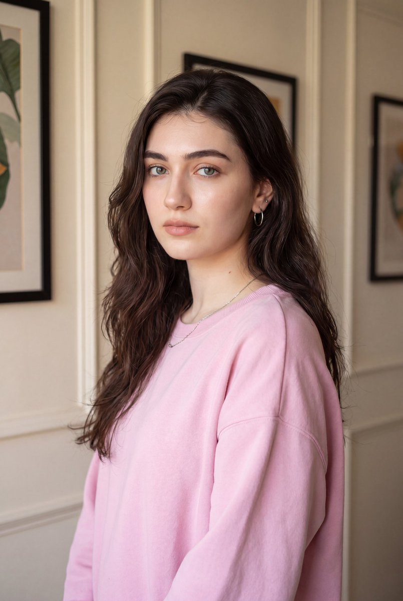 Indoor Photorealistic Woman Portrait — example 1