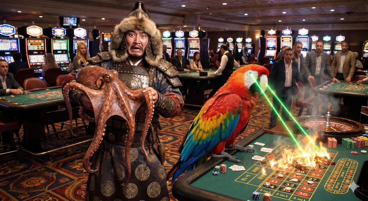 Surreal Casino vs Parrot Battle — example 1