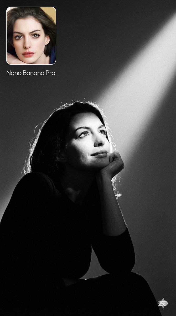 Moody cinematic portrait from a photo — example 1