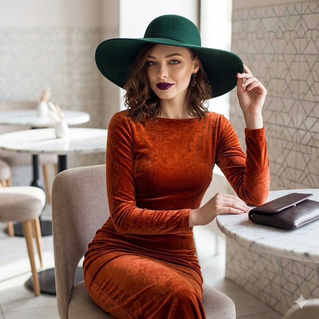 Jewel-Toned Velvet Fashion Editorial — example 1