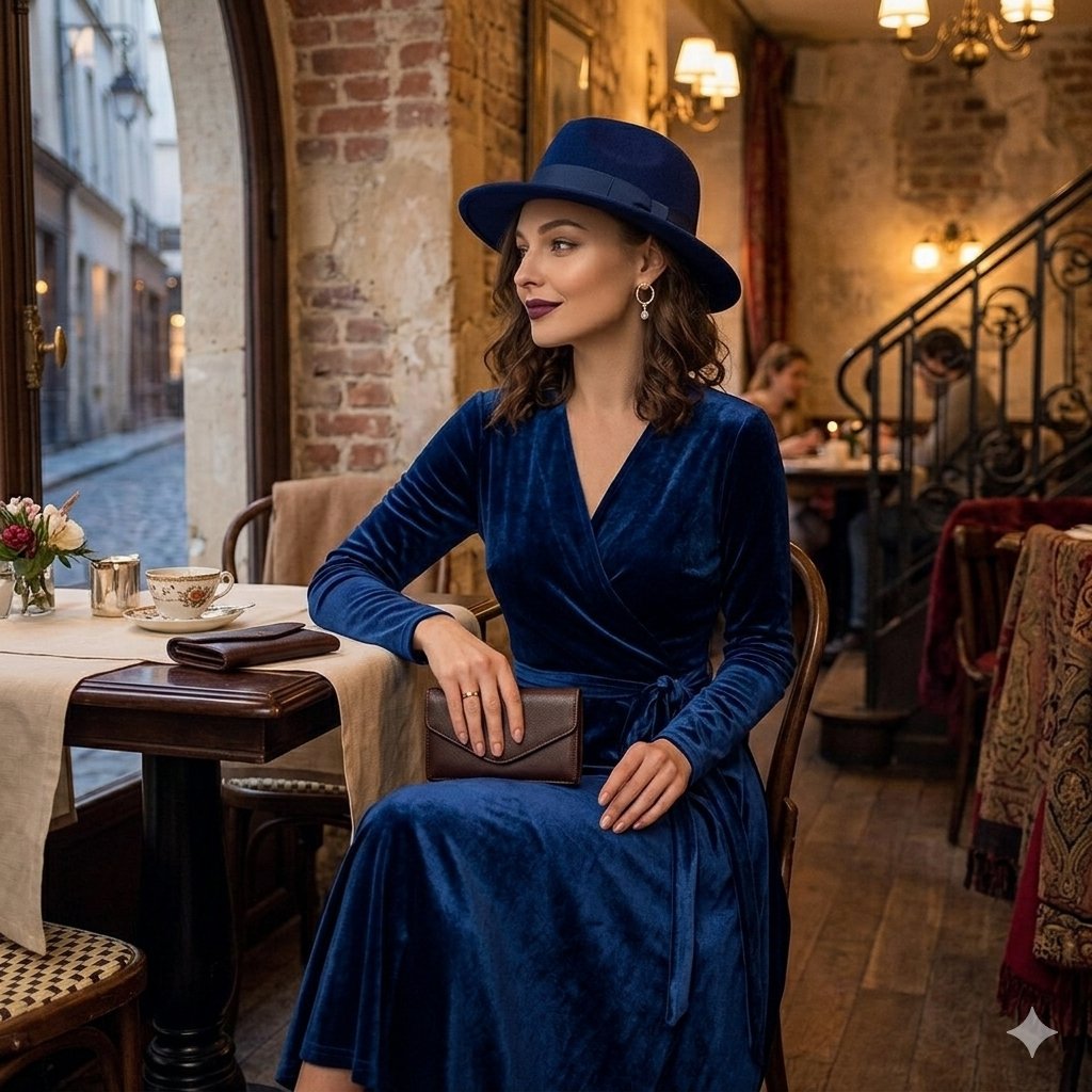 Jewel-Toned Velvet Fashion Editorial — example 2