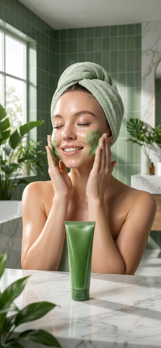 Realistic Skincare Advertisement Photography — example 1
