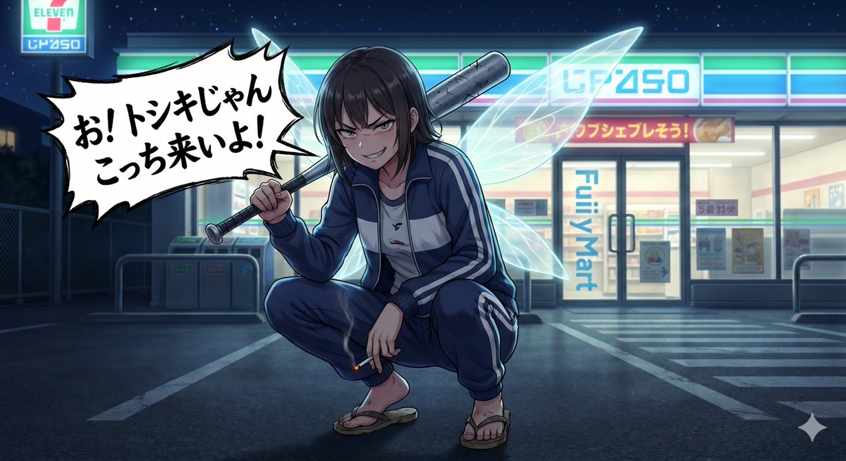 Japanese Hoodlum Anime Fairy — example 1