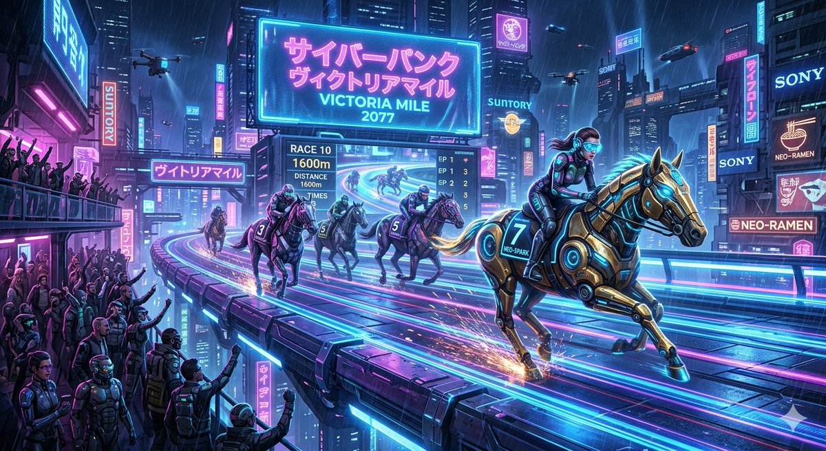 Cyberpunk Victoria Mile Racing — example 1