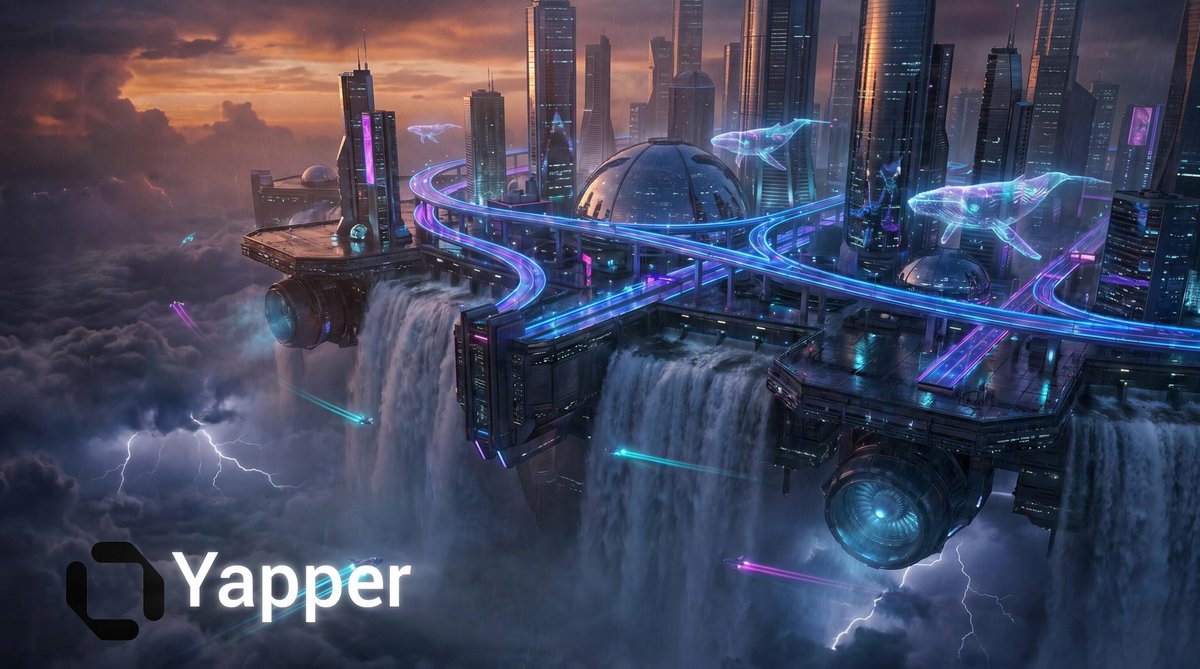 Cyberpunk Floating Megacity — example 1