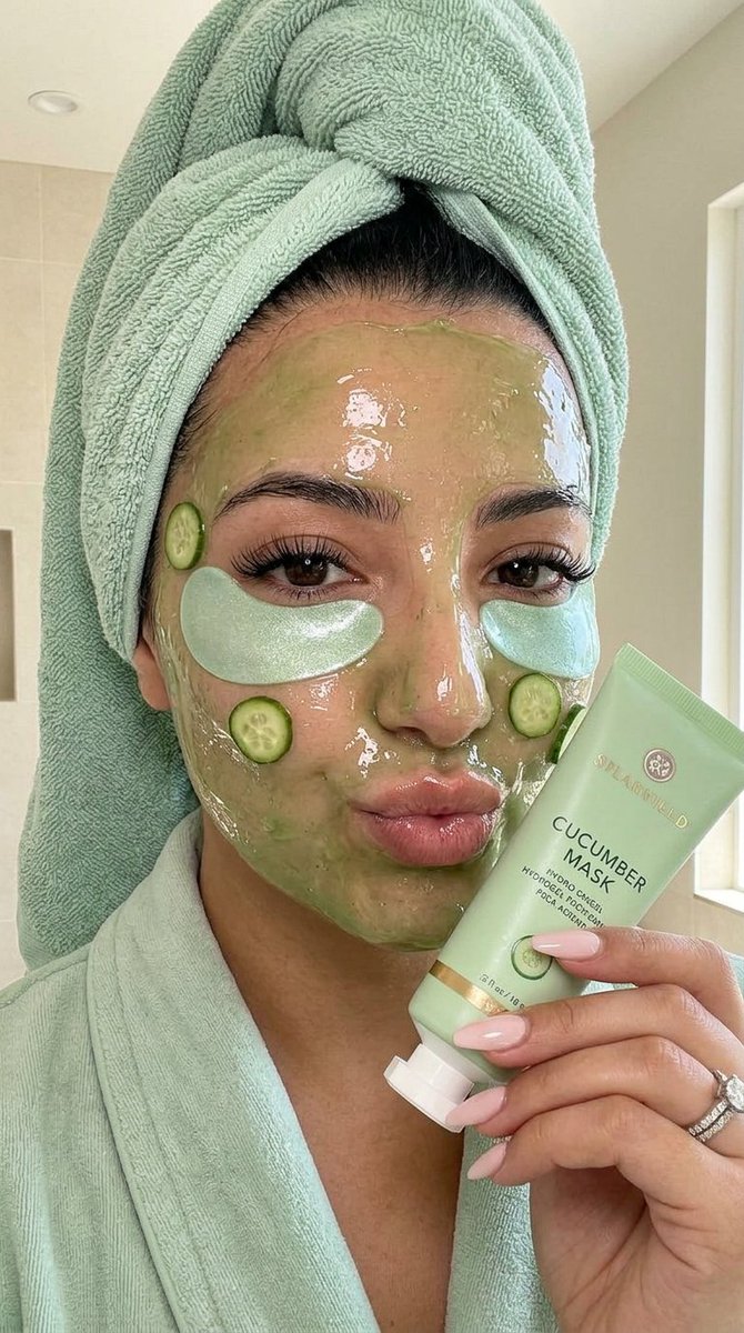 Luxury Skincare Spa Selfie — example 1