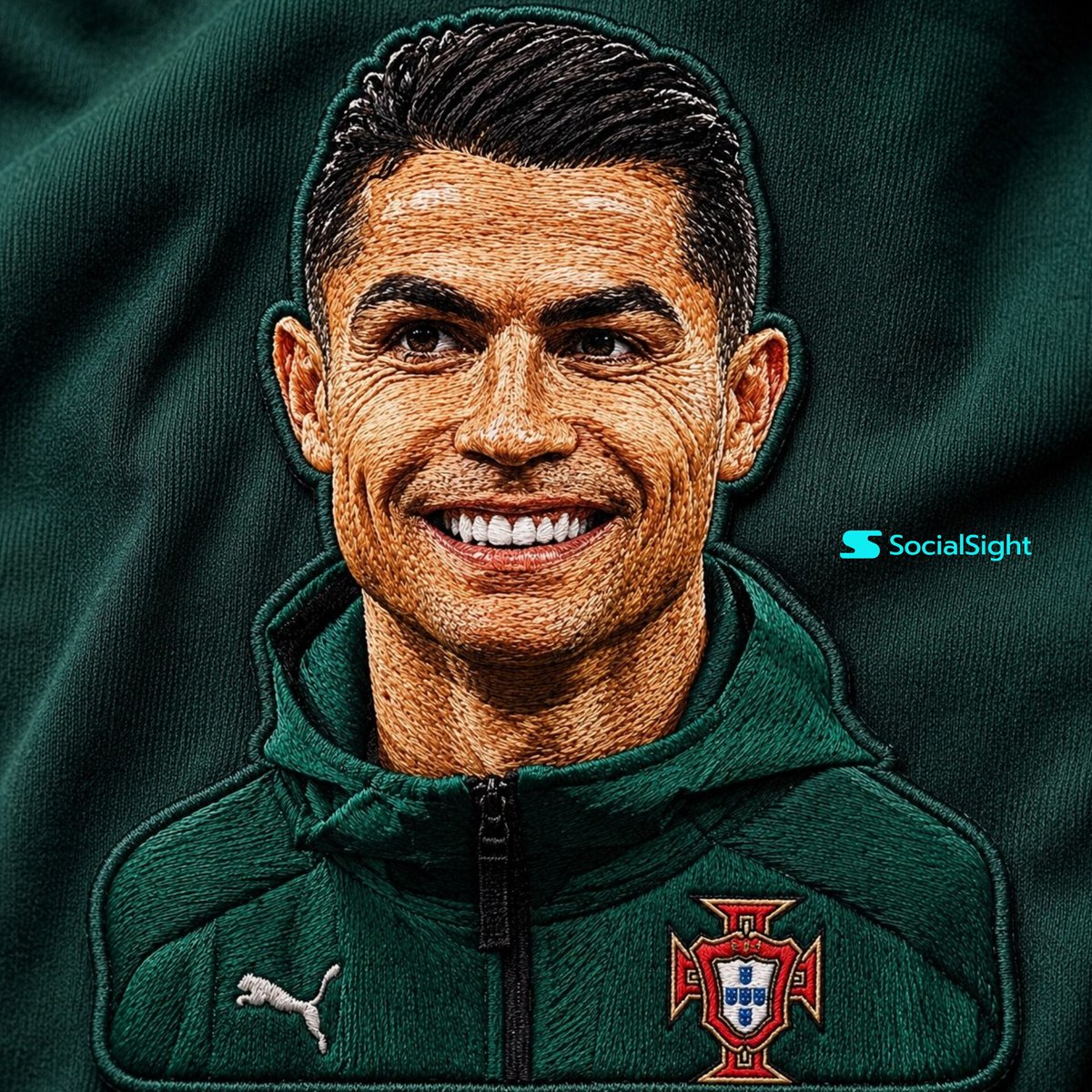 Detailed Embroidery Portrait Effect — example 1
