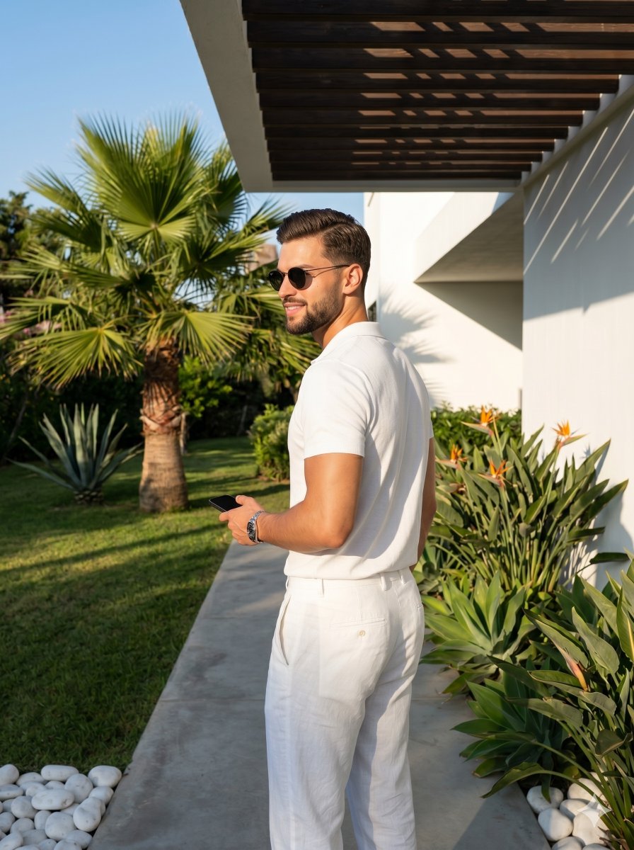 Mediterranean Vacation Portrait — example 1