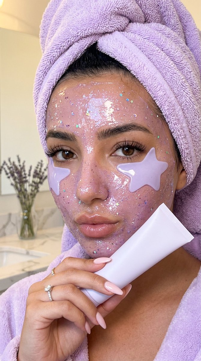 Luxury Lavender Spa Selfie — example 1