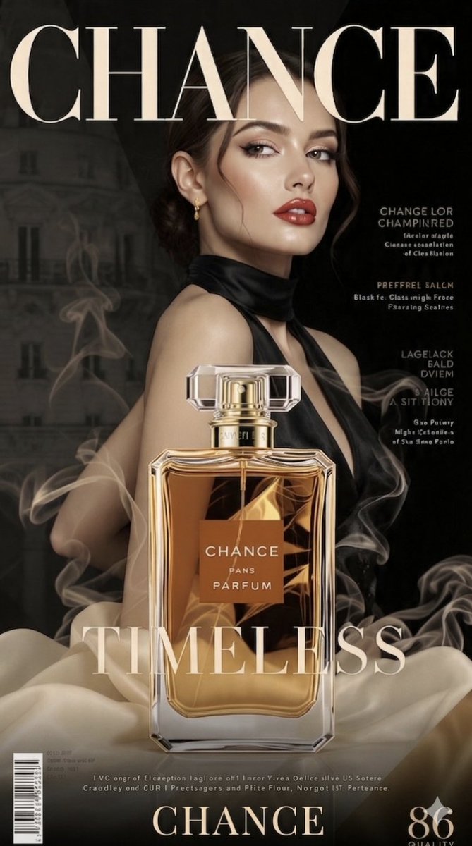 Luxury Perfume Magazine Cover — example 1