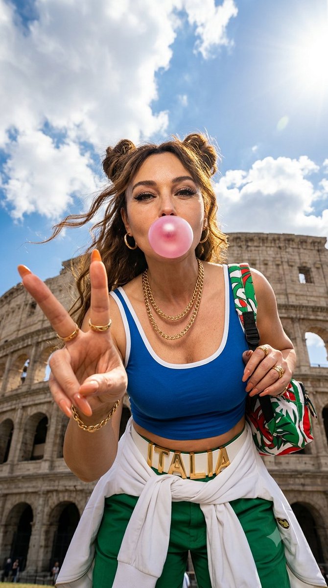 Colosseum Travel Fashion Portrait — example 4