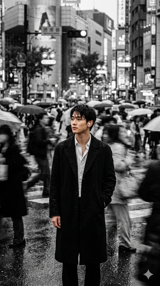 Cinematic Street Photography Portrait — example 1
