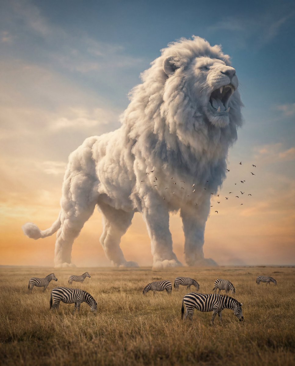 Majestic Elephant Cloud Photography