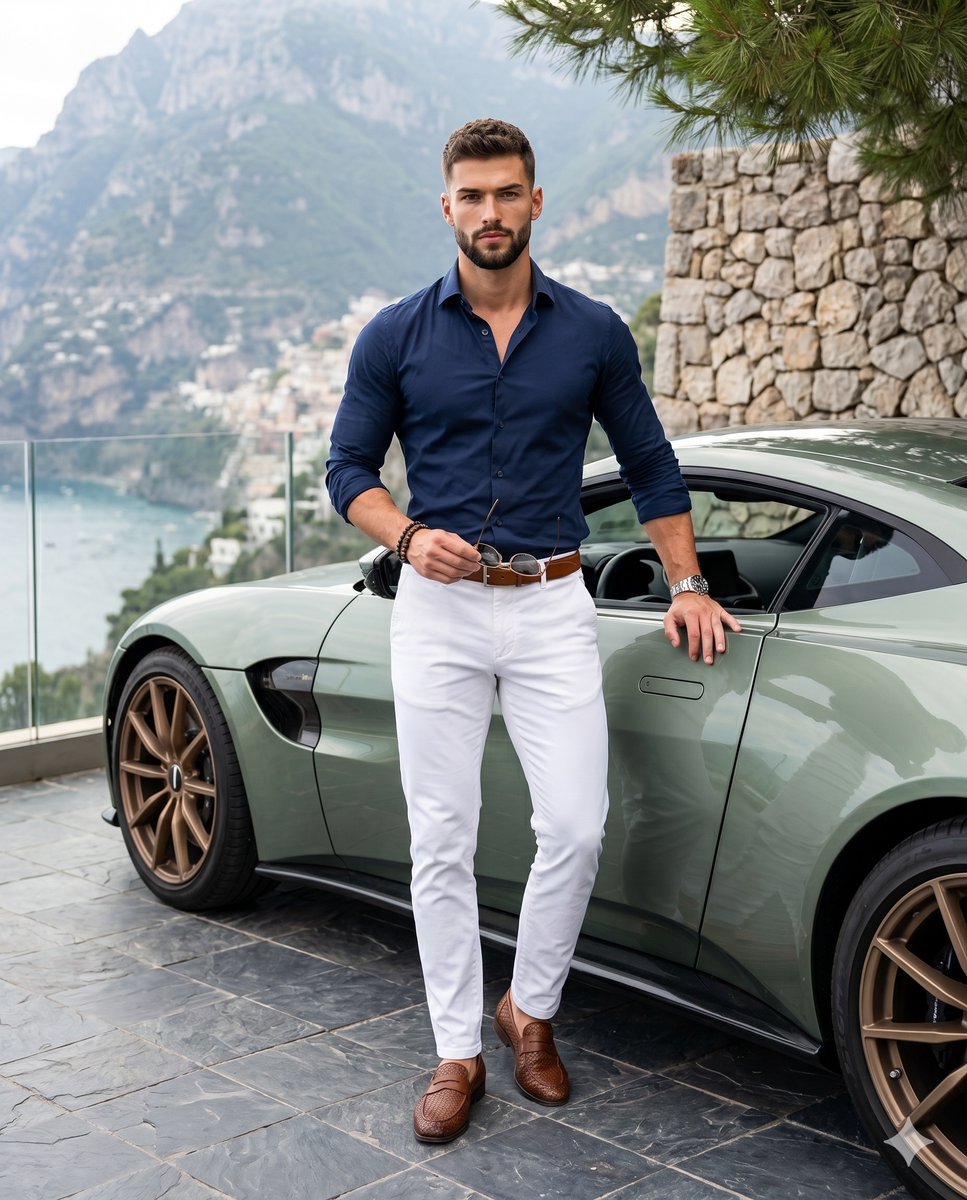 Luxury Automotive Lifestyle Male Portrait — example 1