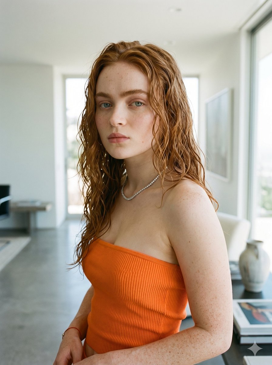 Minimalist Indoor Portrait Photography — example 1