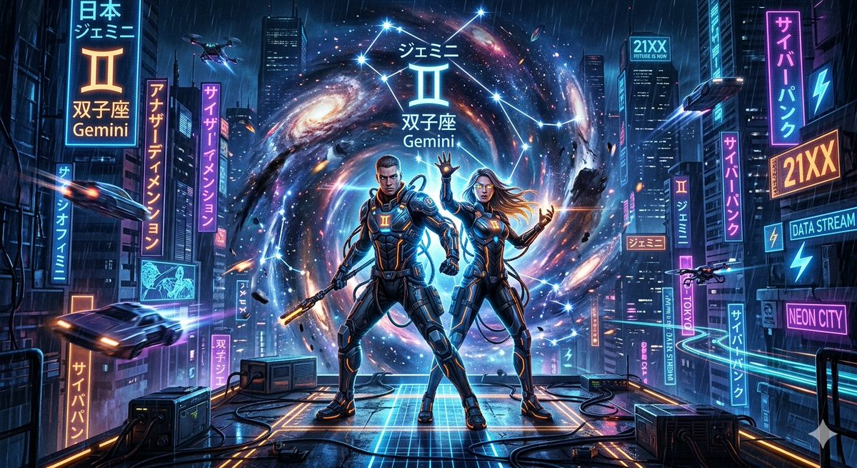 Gemini Cyberpunk Dimension — example 1