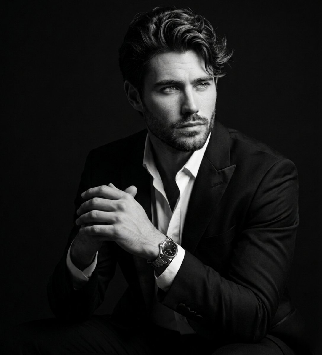 Fine Art Black and White Portrait — example 1