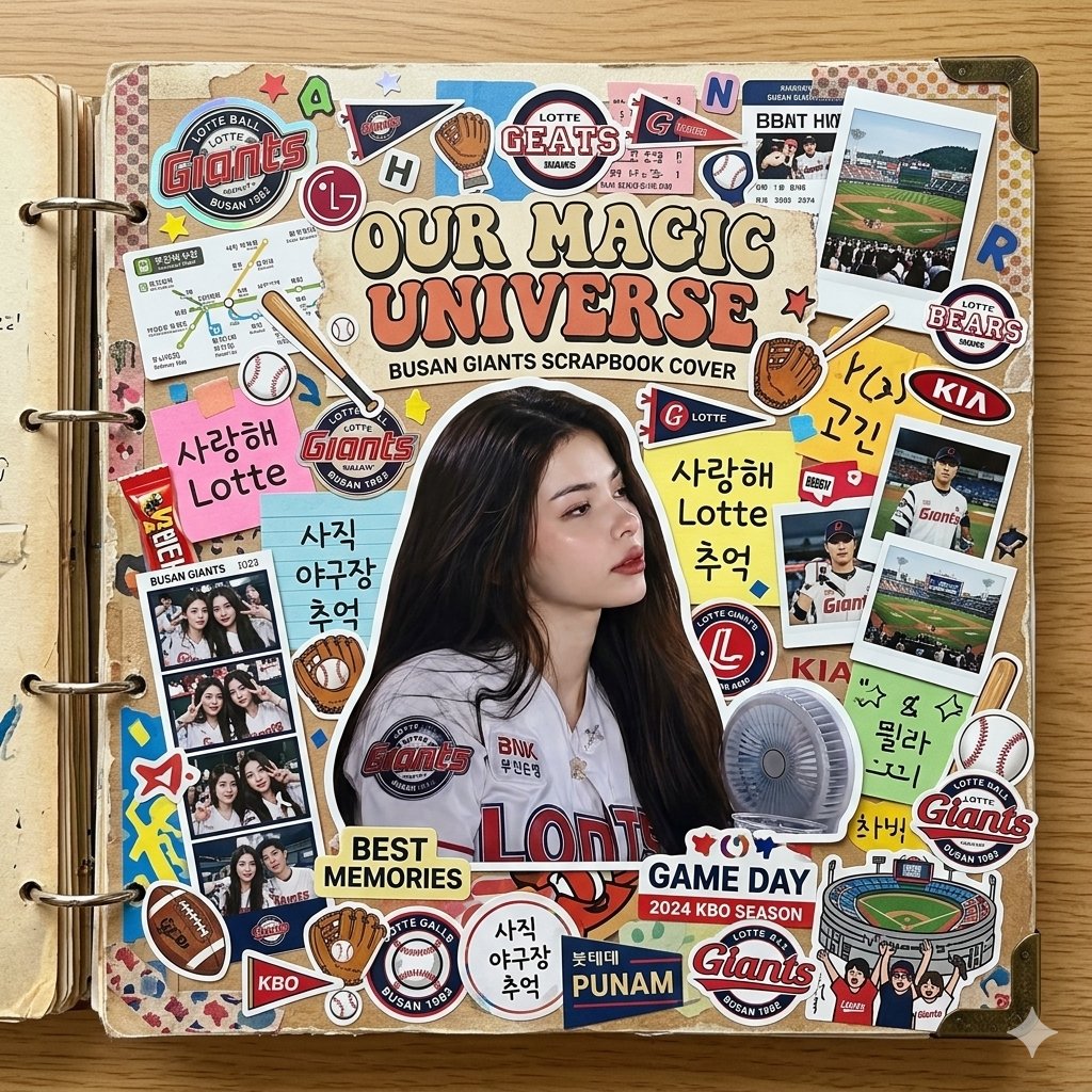 Scrapbook Cover Sticker Collage Effect