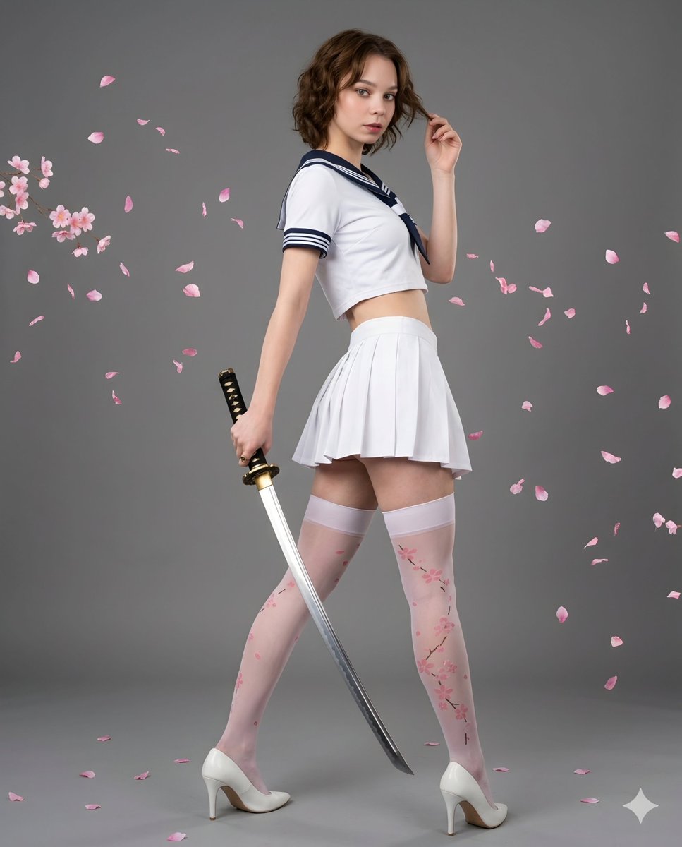 Samurai Style Sailor Fashion Portrait — example 1