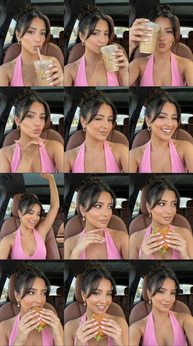 Luxury Car Selfie Collage — example 1