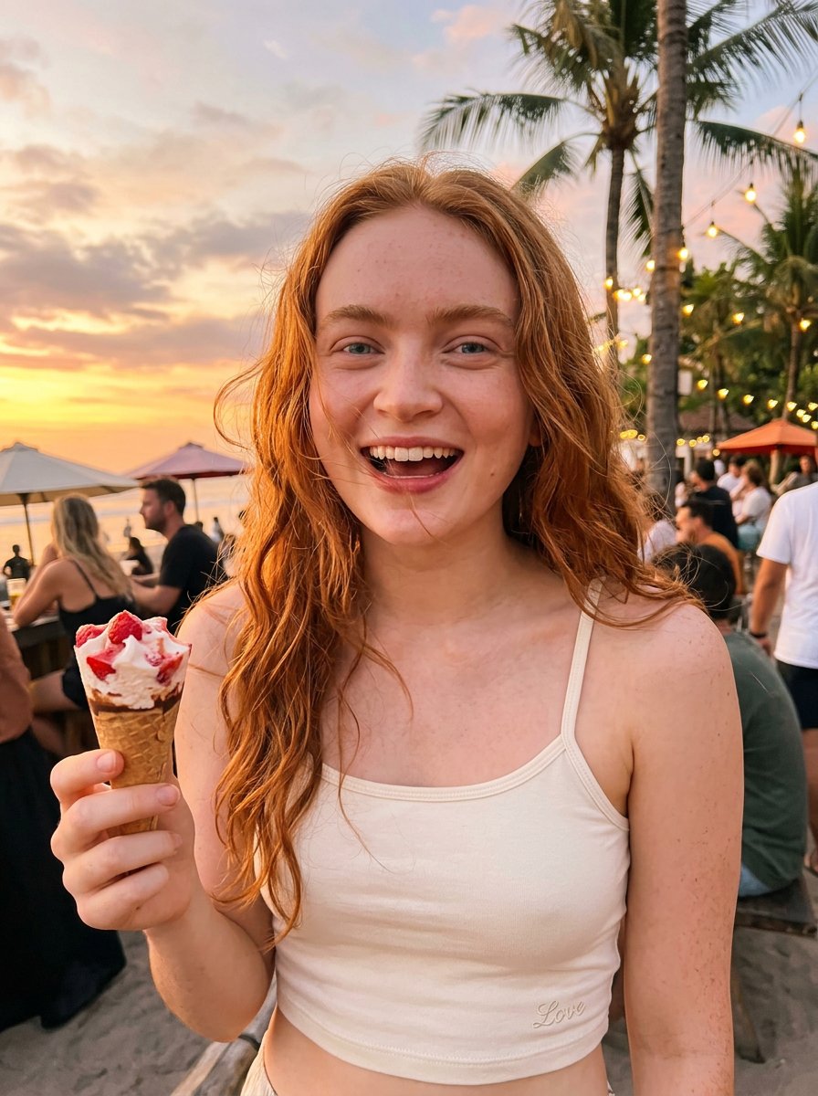 Candid Smartphone Vacation Selfie — example 3
