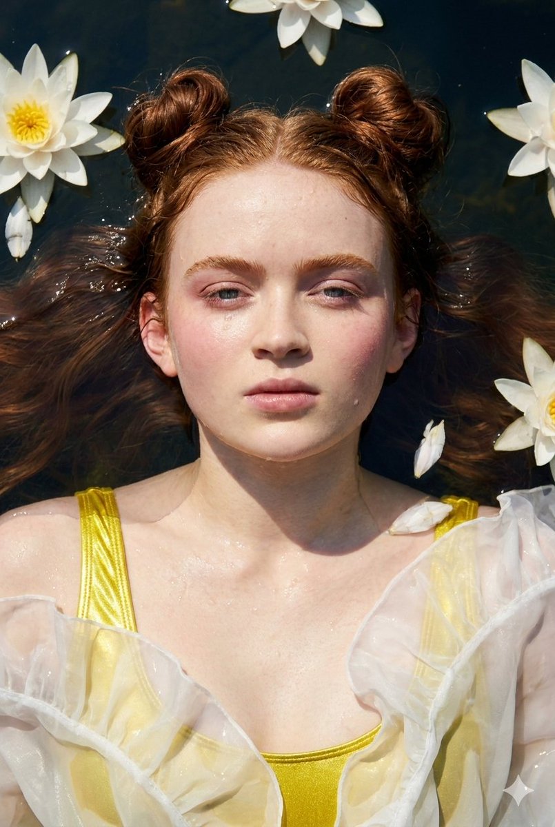 Ethereal Portrait Floating in Water — example 1