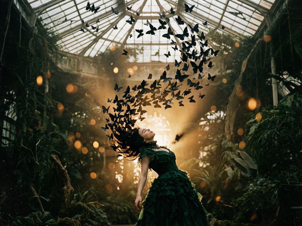 Ecstatic Butterfly Dream Subterranean Portrait