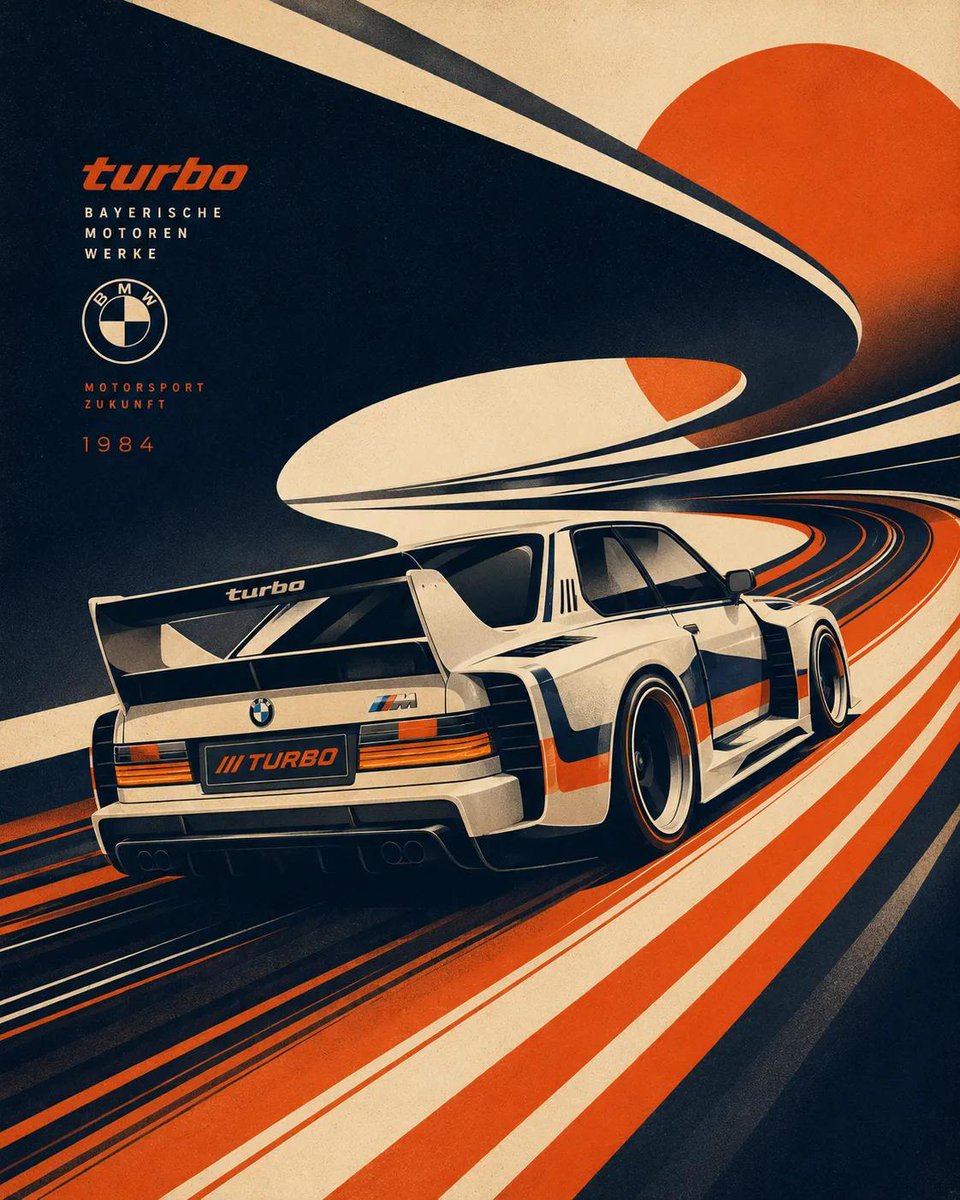 Futurist Retro Vehicle Illustration