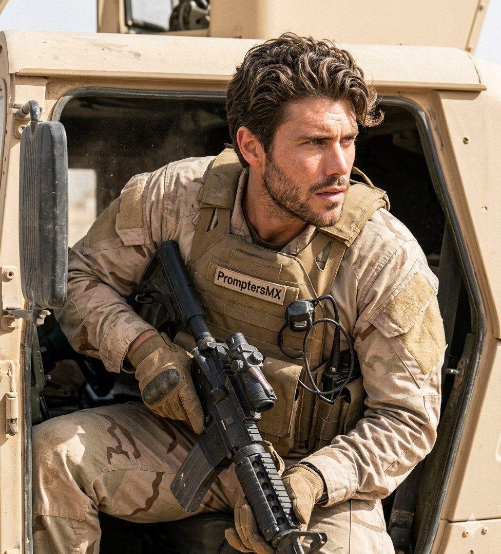 Seal Team Six Desert Portrait — example 1