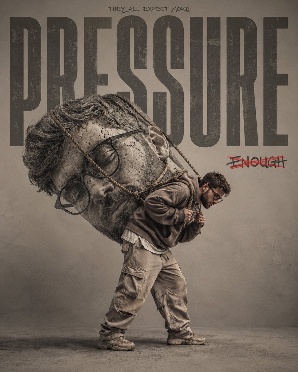 Conceptual Pressure Surreal Portrait
