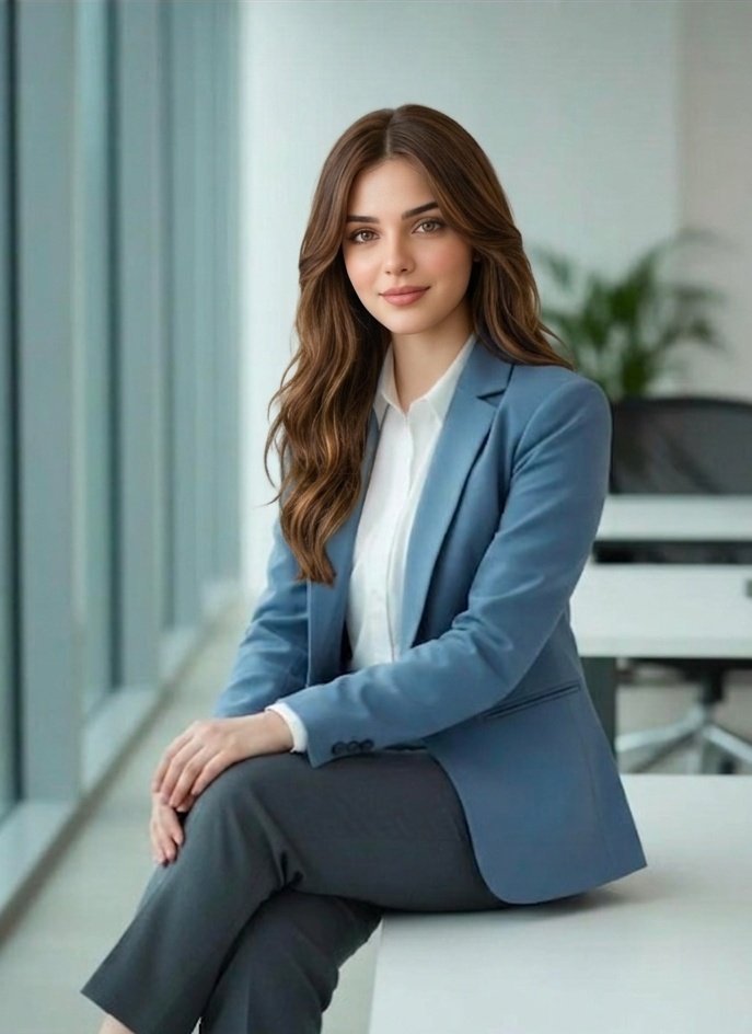 Professional South Asian Woman Portrait — example 1
