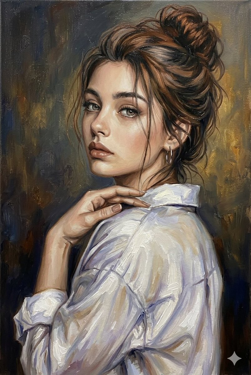 Multi-Medium Portrait Study — example 2
