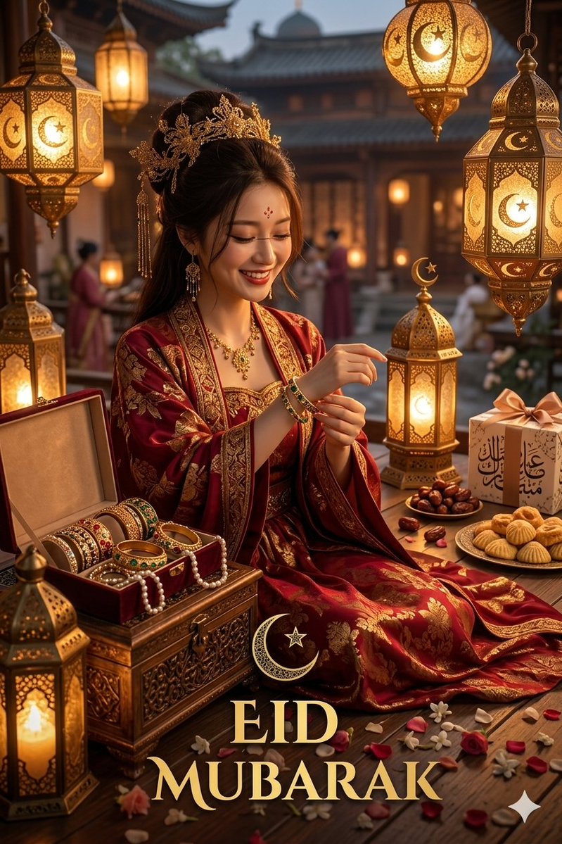 Eid Mubarak Traditional Portrait — example 1