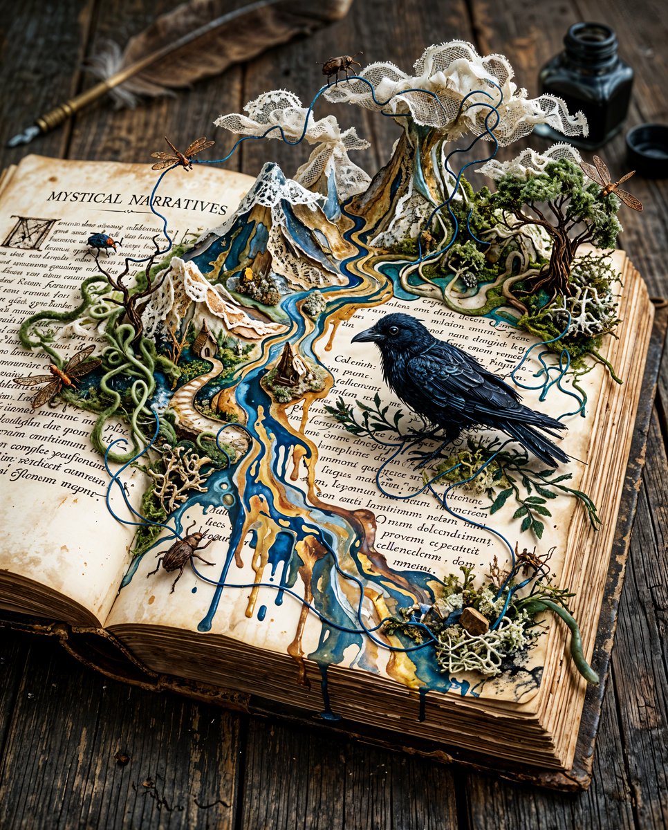 Surreal Miniature Book World
