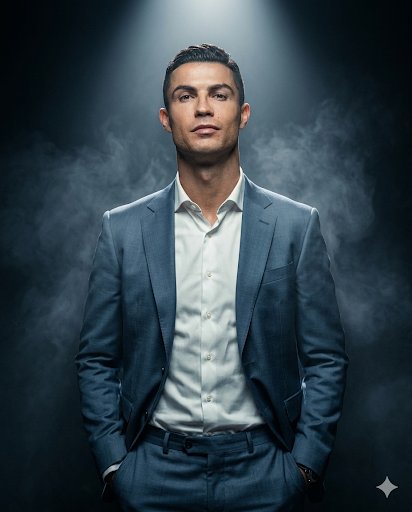 Confident Studio Suit Portrait — example 1