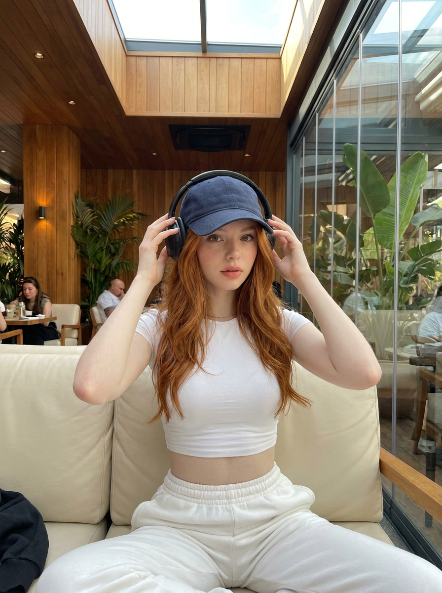 Upscale Cafe Lifestyle Portrait — example 1