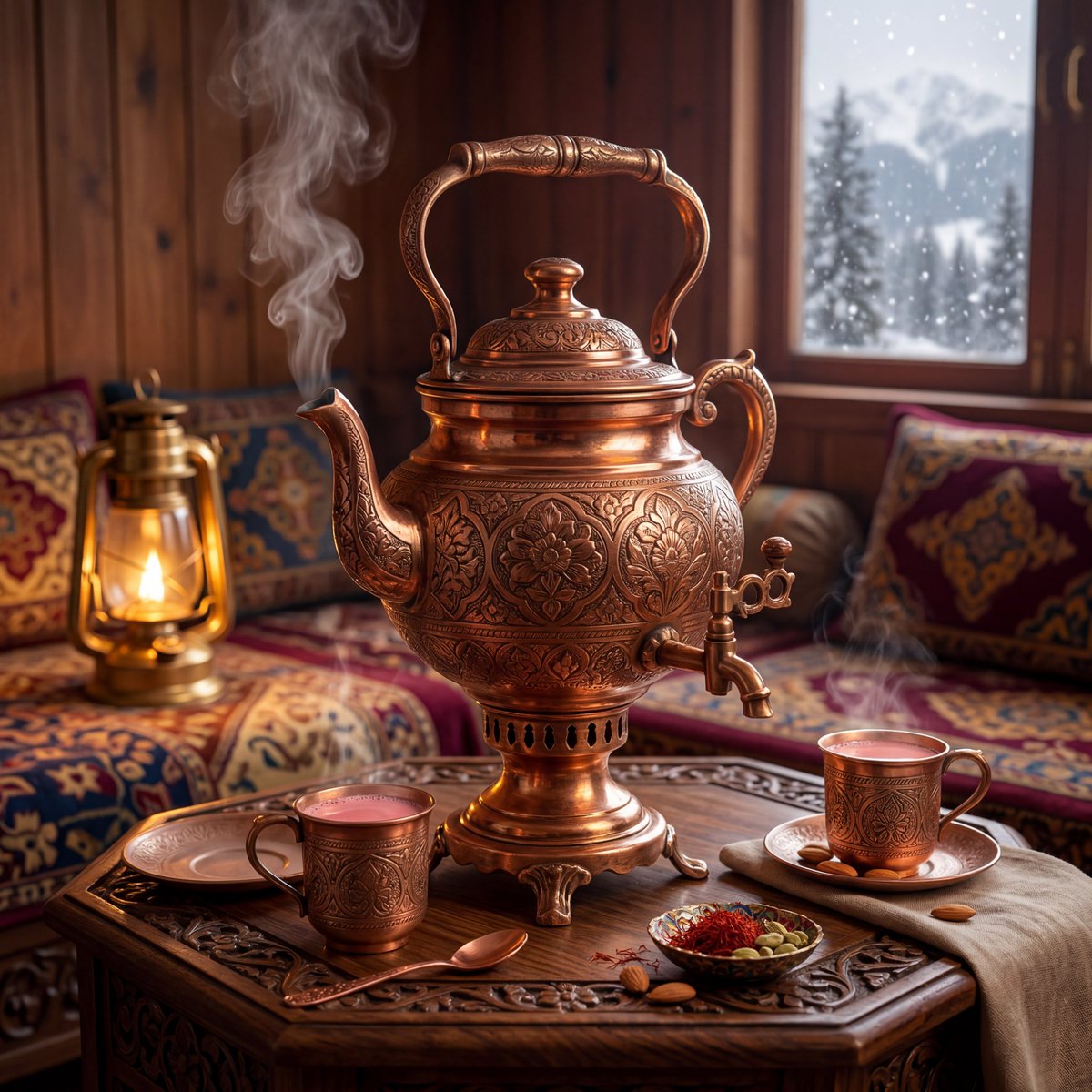 Kashmiri Samawar Luxury Photography